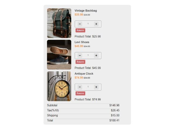 Checkout Page
